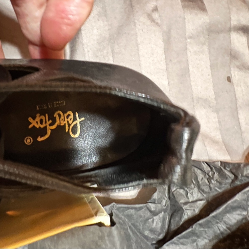 Peter Fox - Devine and Extraordinary Size 6 Heels Black wit lace - Picture 6 of 16